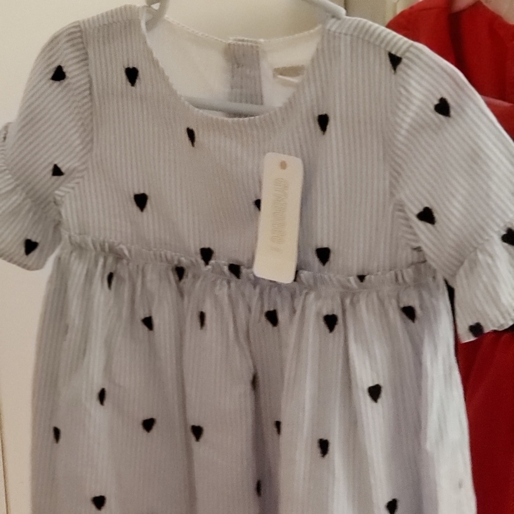 Gymboree Blue Heart dress Size 18/24 months